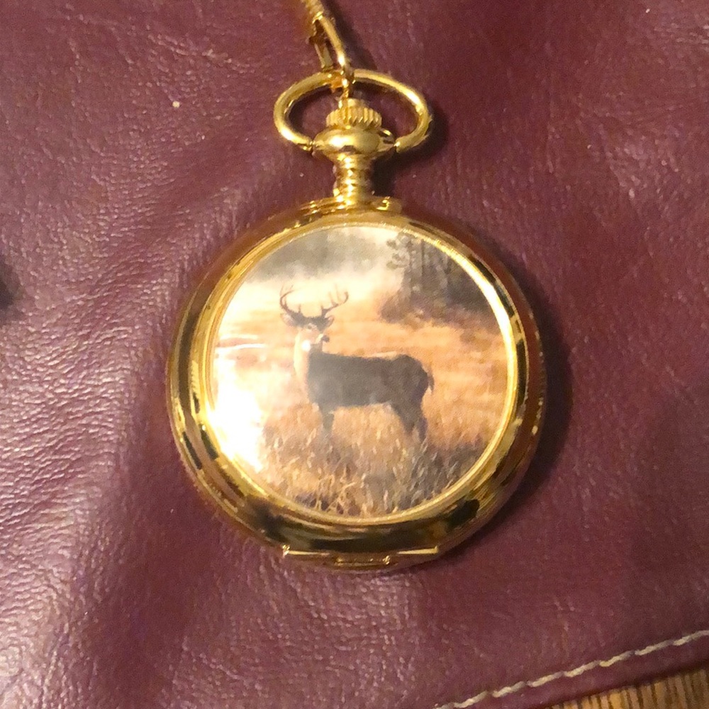 Hauntman Collection Deer Pocket Watch - Picture 2 of 8